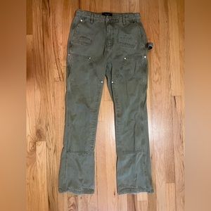 VUJADE Distressed Bootcut Carpenter Pant